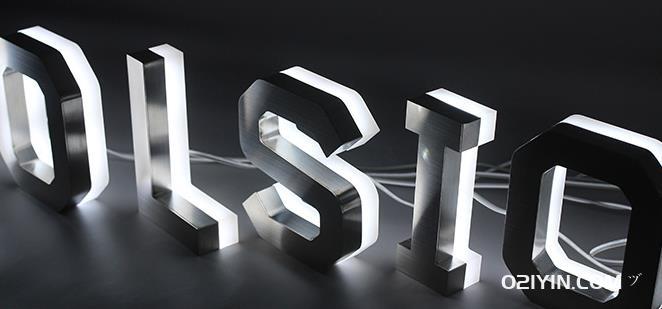 背發(fā)光字戶外門頭招牌亞克力迷你led燈發(fā)光字  第4張