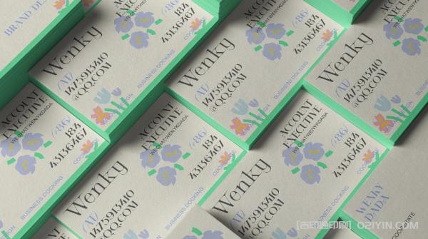 ?英文名片設(shè)計(jì)印刷  第2張